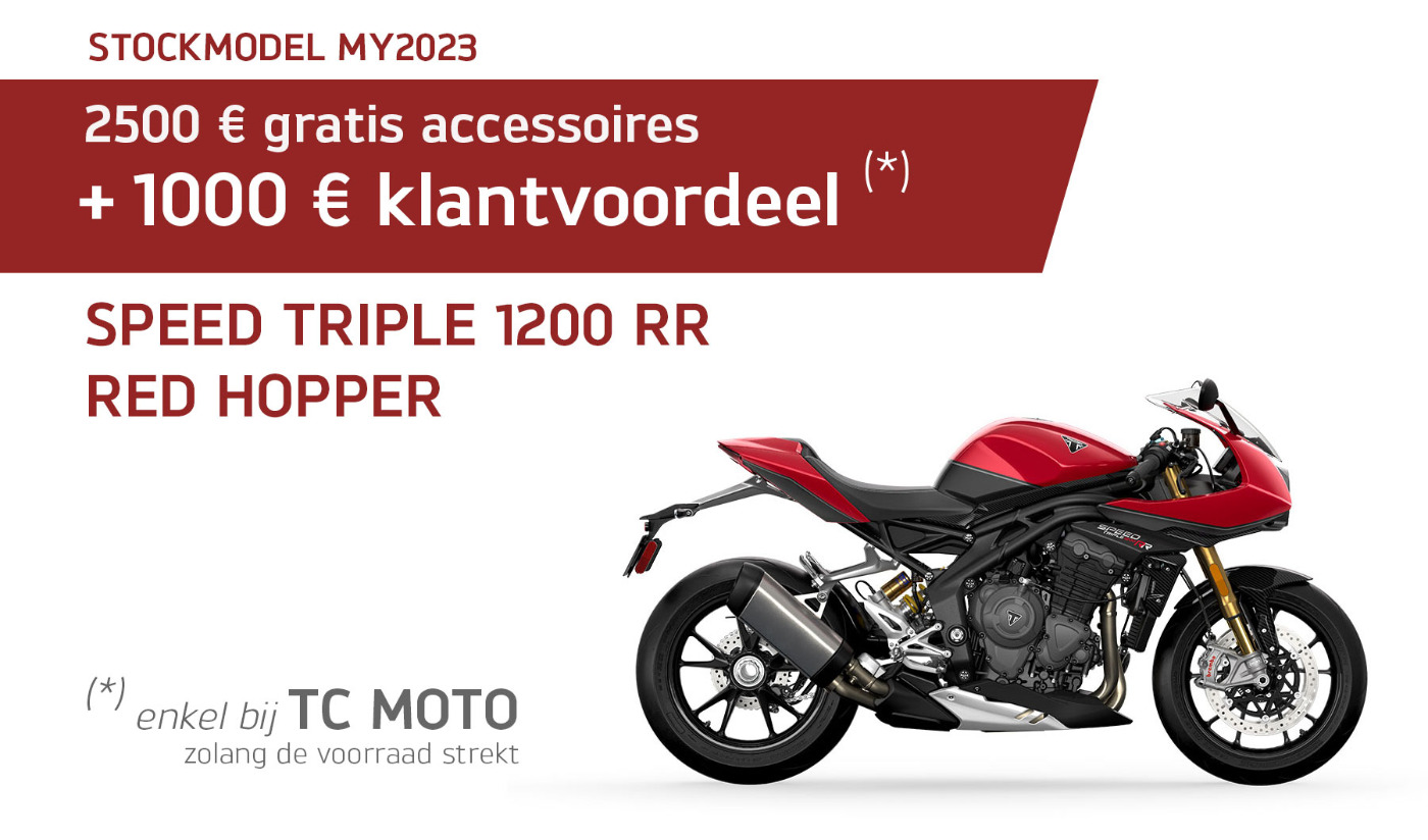 Stockmodel Speed Triple 1200 RR Red Hopper