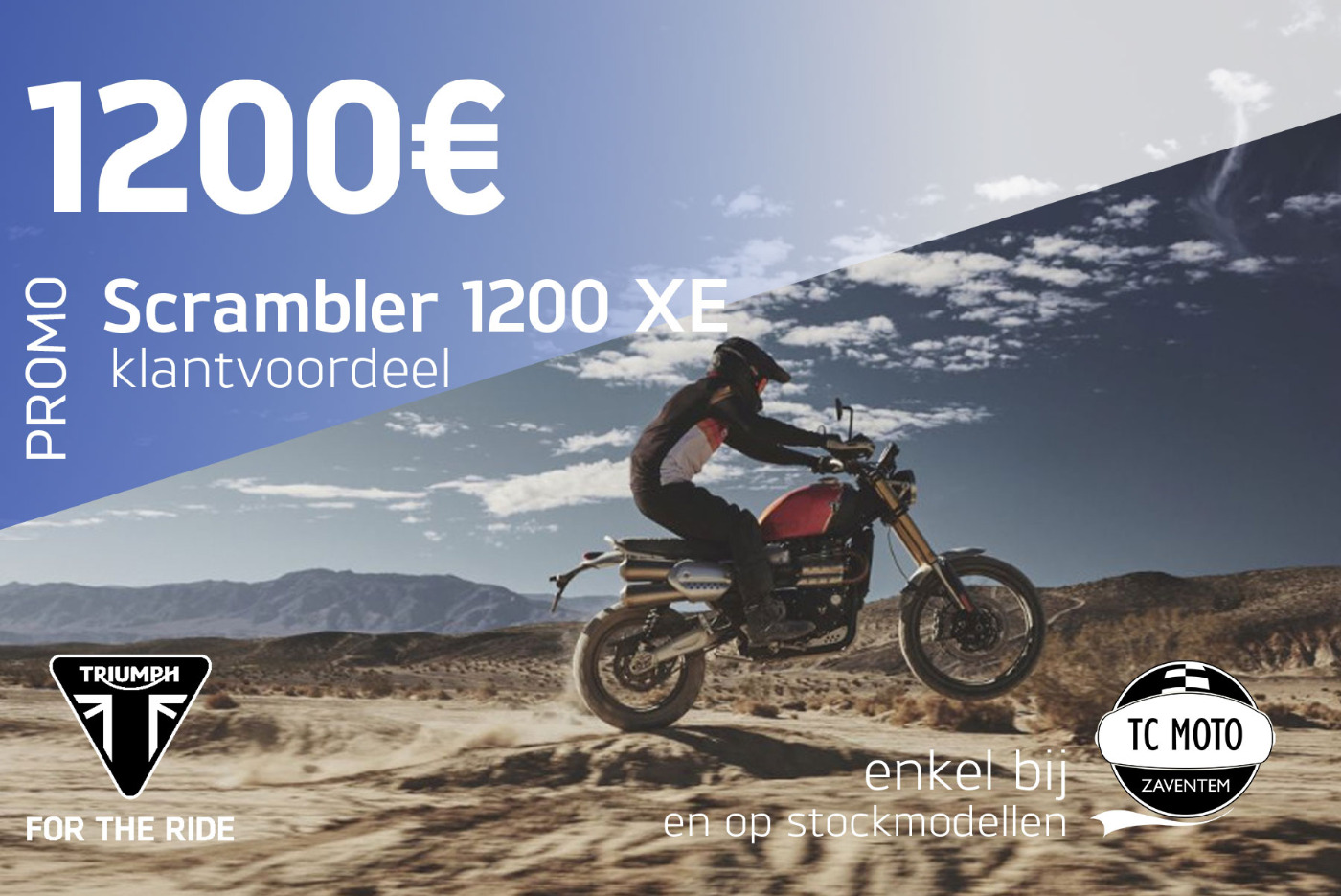 Stockmodel Scrambler 1200 XE Sapphire Black