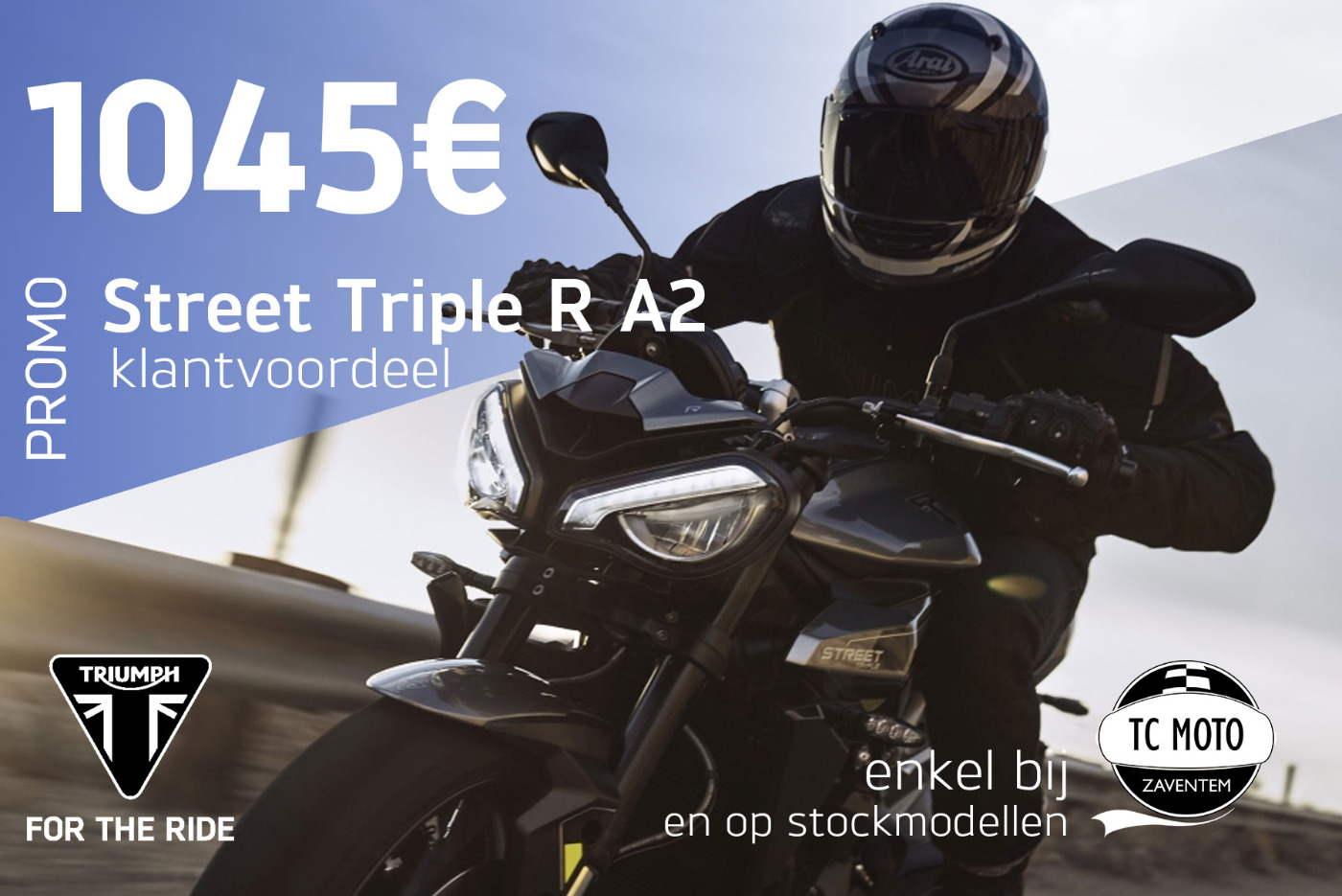 Stockmodel Street Triple 765 R A2
