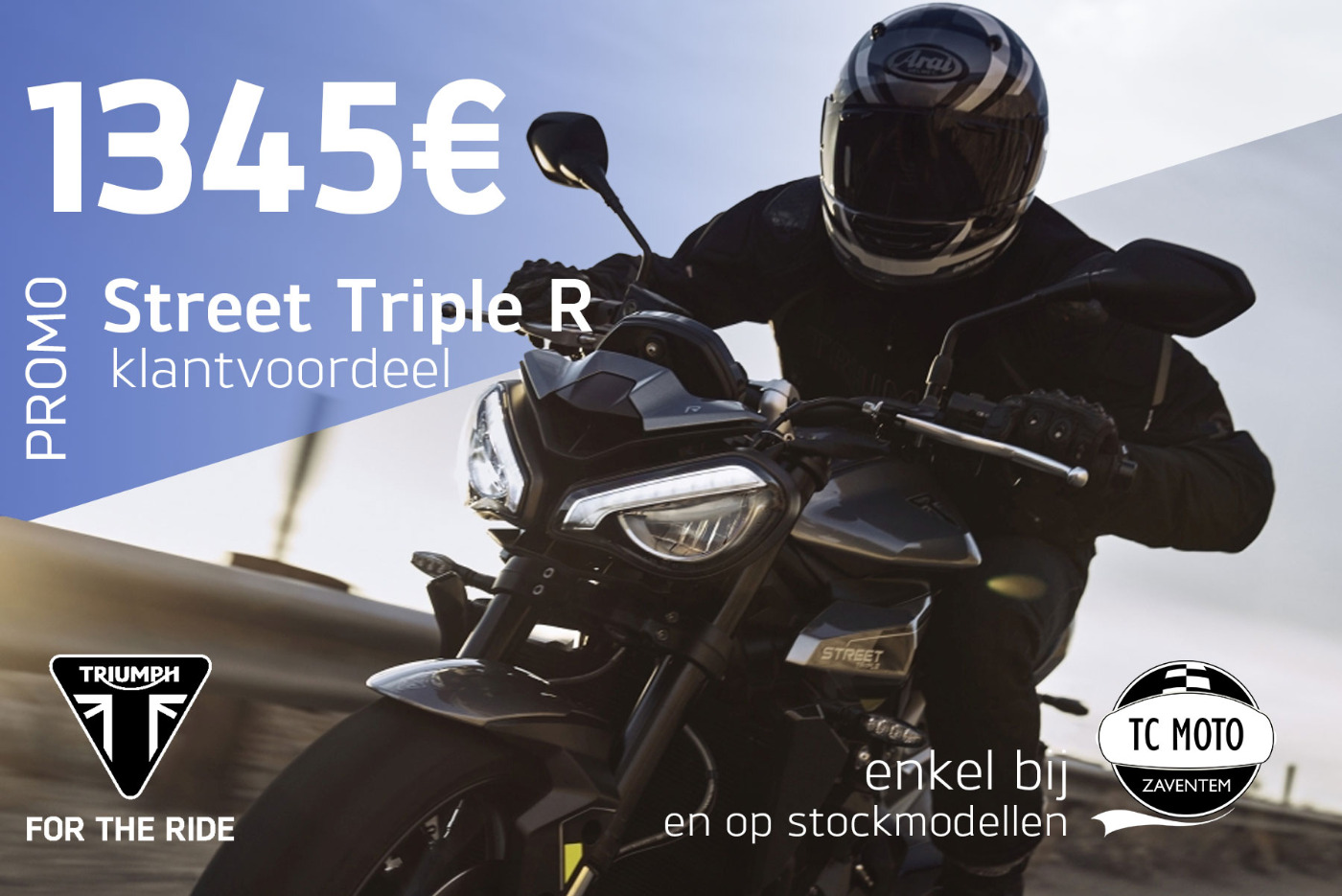 Stockmodel Street Triple 765 R - Crystal White