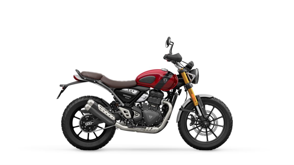 Scrambler 400X - Carnival red/Phantom black
