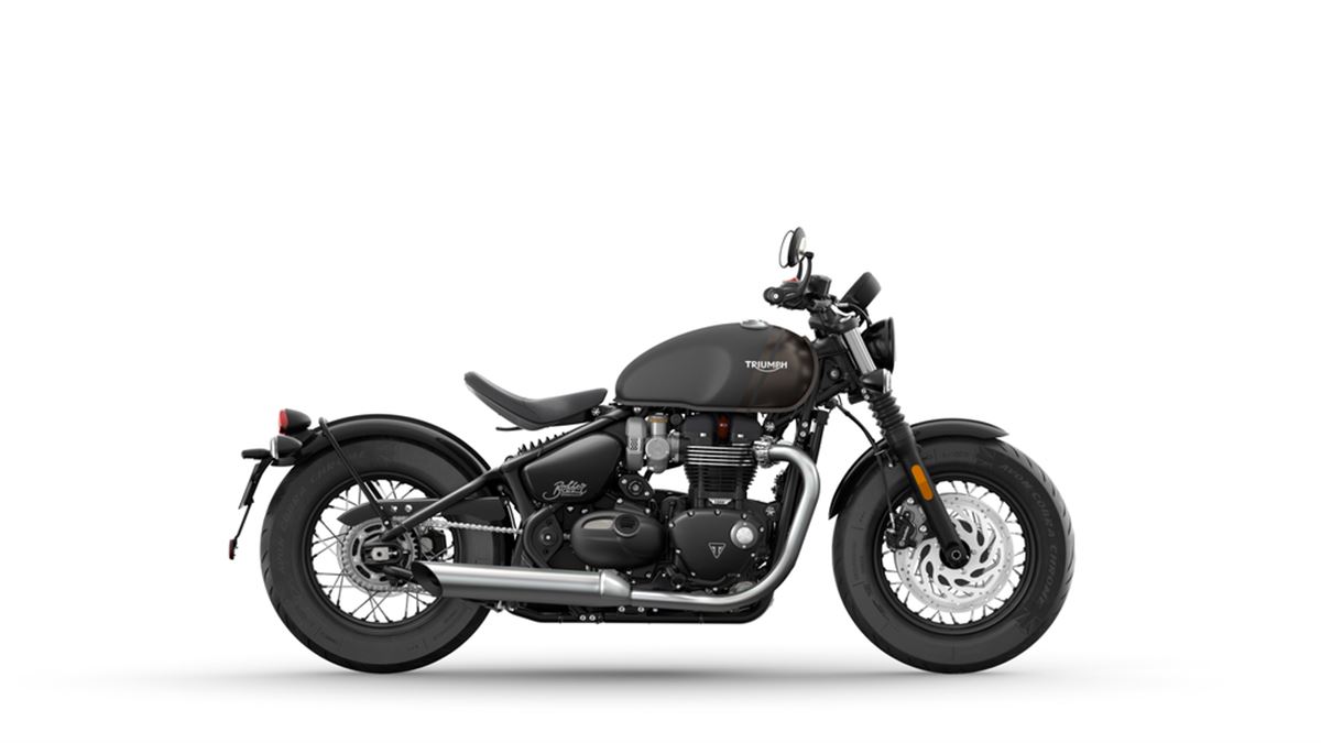 Bonneville Bobber - Matt Storm Grey / Matt Ironstone