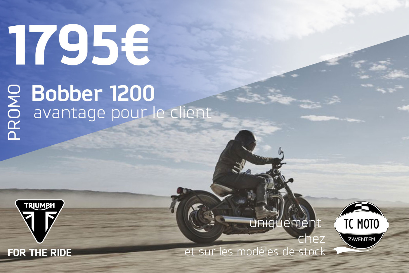 Stockmodel Bobber 1200 Matt Storm Grey / Matt Ironstone