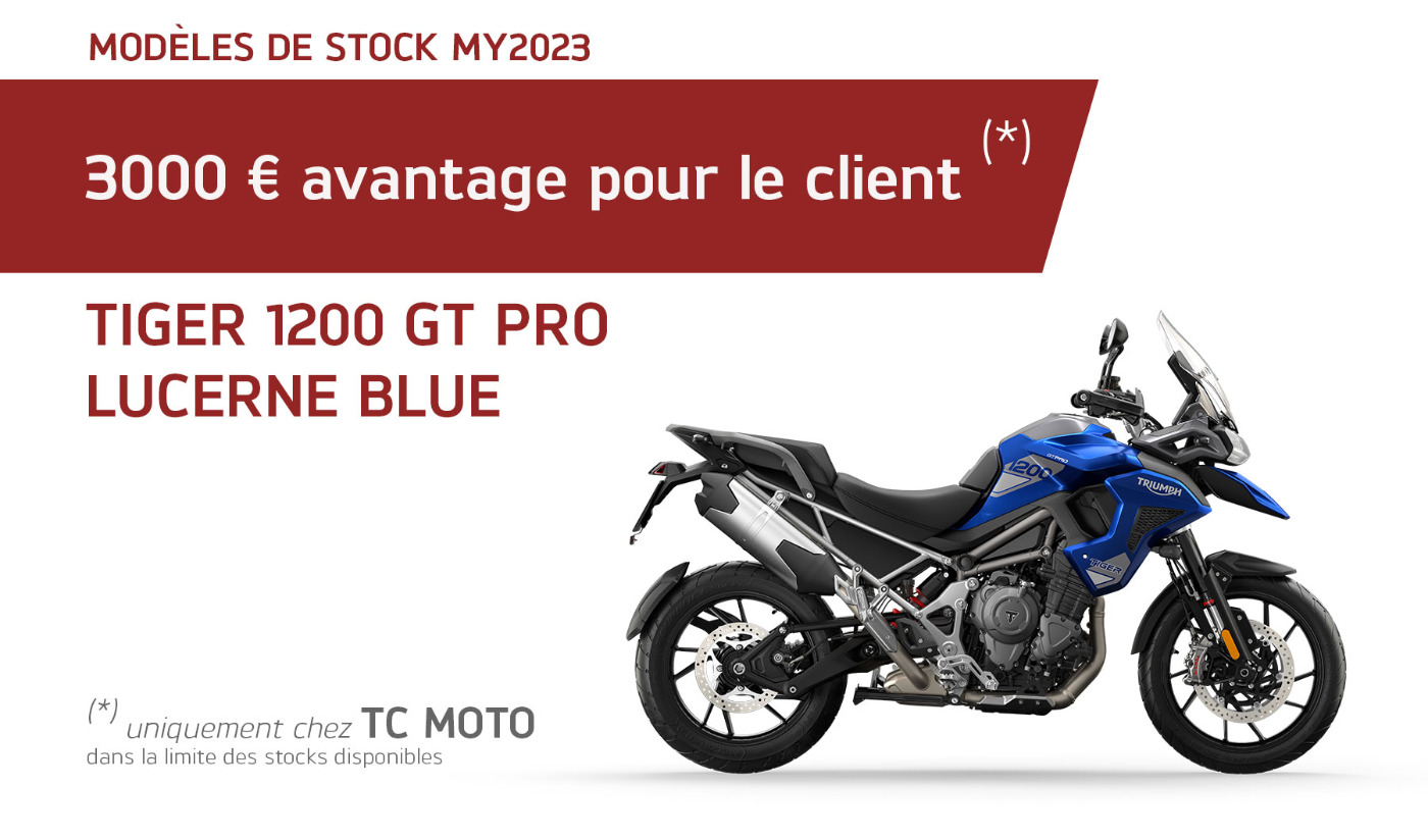 Stockmodel Tiger 1200 GT Pro Lucerne Blue