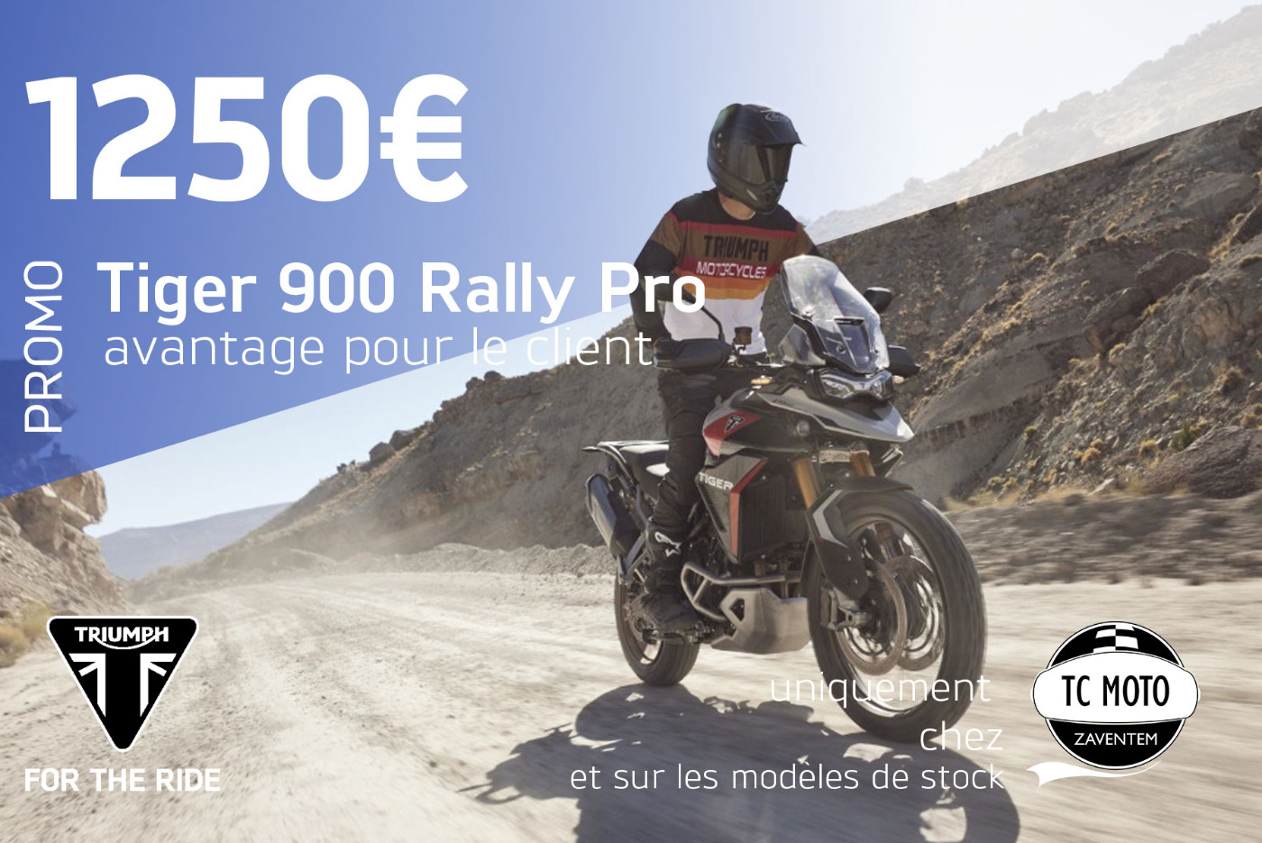 Stockmodel Tiger 900 Rally Pro - Ash Grey / Intense Orange