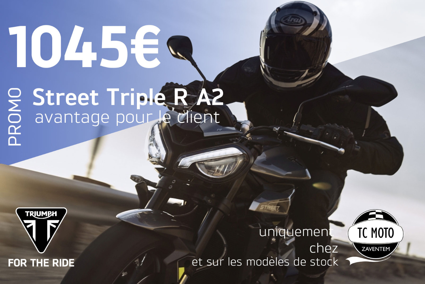Stockmodel Street Triple 765 R A2