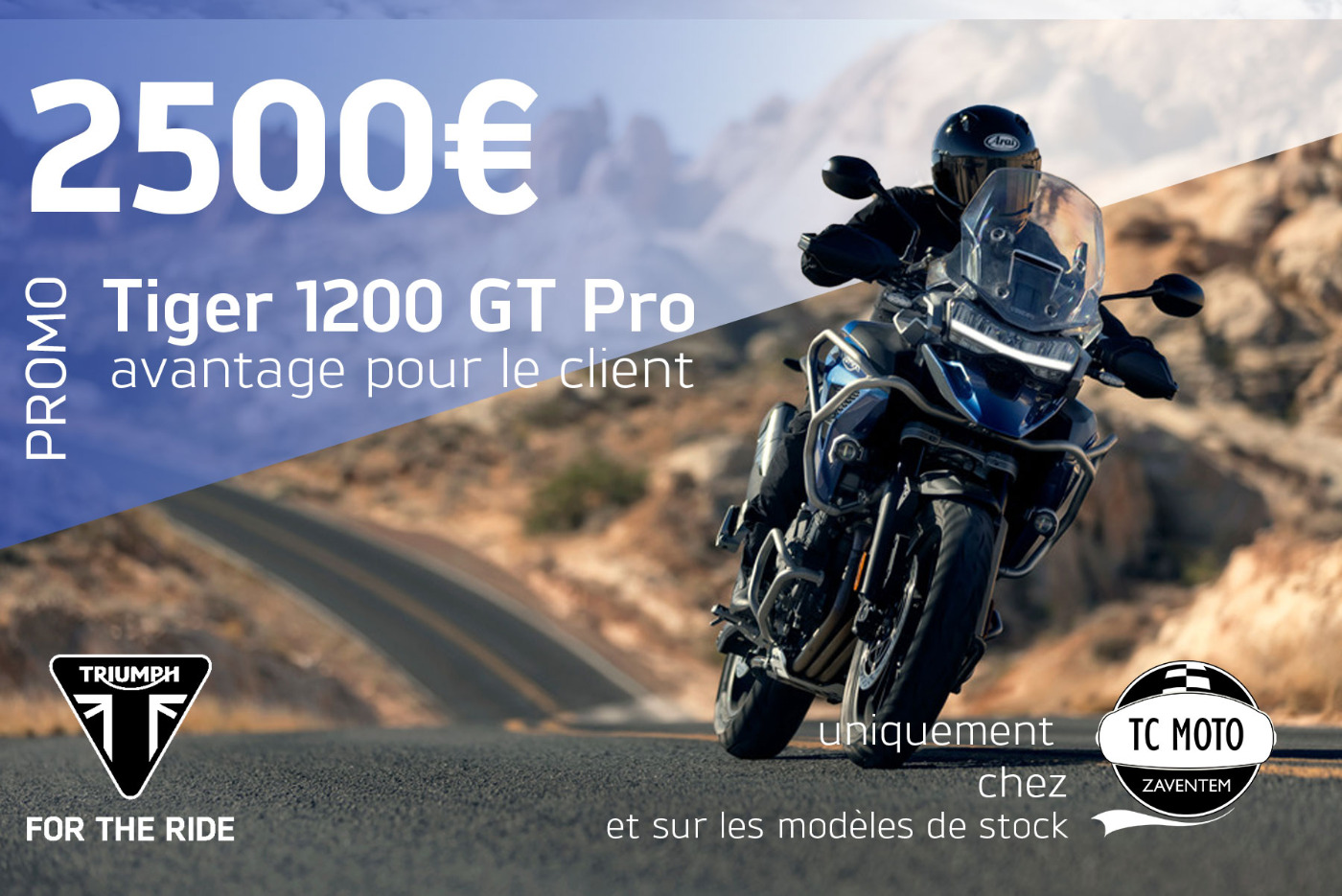 Stockmodel Tiger 1200 GT Pro Lucerne Blue